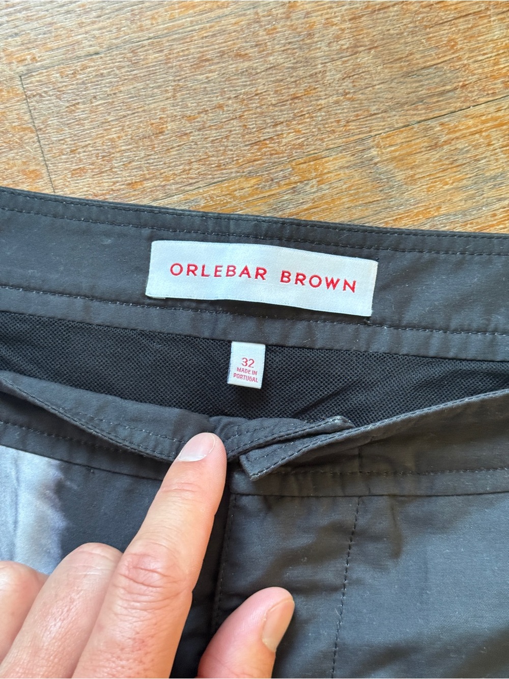 Orlebar Brown Black Swim Shorts with Dog Face Print - Picture 4 of 8